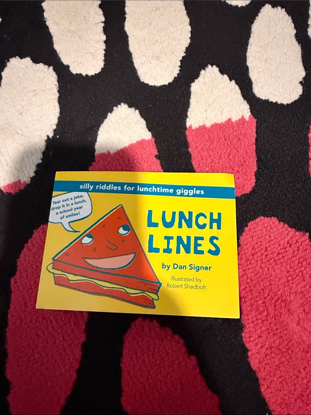 Lunch Lines Kids Joke Book — Yellow & Red